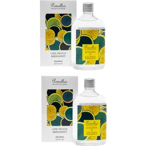 Kolonya Lime Mexico & Bergamot   2 Adet (2X250 Ml, 80 Derece. Cam Şişe)