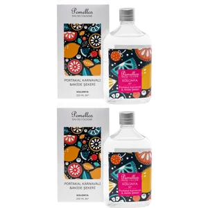 Kolonya Portakal Karnavalı & Akide Şekeri  2 Adet (2X250 Ml, 80 Derece. Cam Şişe)