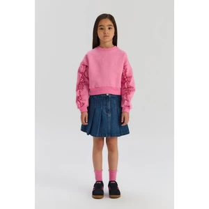 Bg Store Kız Çocuk Pembe Sweatshirt