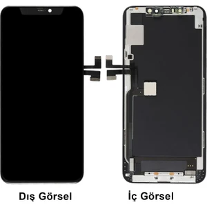 Teknonet Apple iPhone 11 Pro Max Uyumlu Gx OLED Lcd+Dokunmatik+Çıtalı