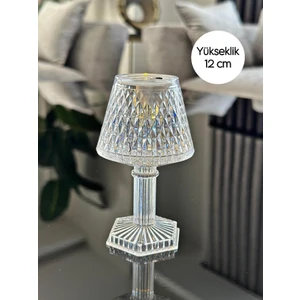 Abajur Model Mini LED Masa Lambası Prizma 12 cm