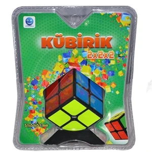 2x2x2 Zeka Küpü - Renkli Bulmaca Oyunu, Zihinsel Gelişim ve Mantık Egzersizi için Sabır Küpü, Parti ve Arkadaş Etkinlikleri için İdeal