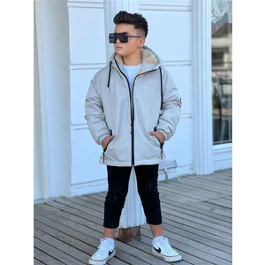 Erkek Çocuk Kapüşonlu Içi Kürklü Mont KM3050