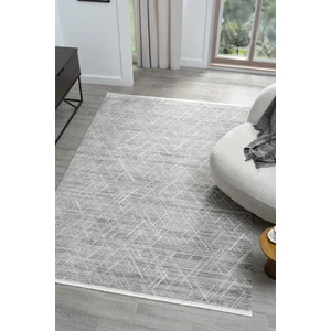 Dream Gri Halı Modern Dokuma Halı Salon Oturma Odası Yatak Odası Halısı 13842A