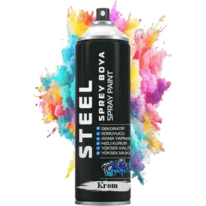 Sprey Boya 200 ml 1 Adet Hızlı Kuruyan Renkli Profesyonel Ahşap Plastik Demir Metal Cam Porselen Duvar Sprey Boya
