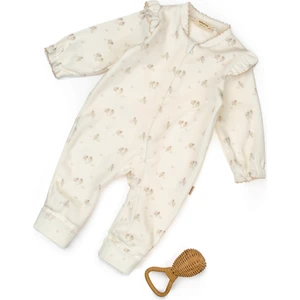 Bebek Uzun Kollu Kadife Tulum %100 Organik Pamuk - Yenidoğan - CSY6057