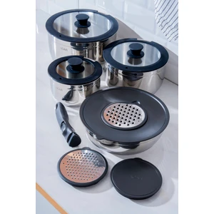 Mars 12 Parça Çelik Tencere Seti