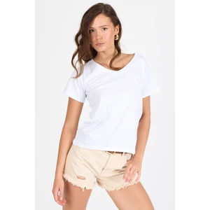Kadın V Yaka T-Shirt 3005