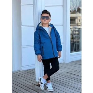 Erkek Çocuk Kapüşonlu Içi Kürklü Mont KM3050