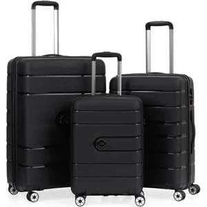 Ultra Hafif Polipropilen Kırılmaz 3 Lü Valiz Seti