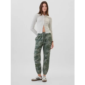 Kadın Kamuflaj Gap Logo Jogger Fleece Eşofman Altı
