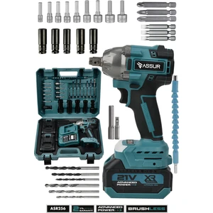 Pro 21V Çift Akülü Kömürsüz Darbeli Matkap Somun Sıkma Sökme