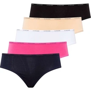 Lisanslı %47 Modal %47 Pamuk Yüksek Bel Renkli 5'li Özel Kutulu Paket / Siyah - Beyaz - Ten - Lacivert - Fuşya