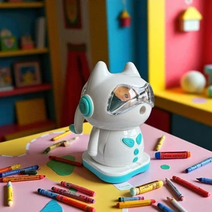 Cmkkedi Tasarımlı Mekanik Kalemtraş, Döner Kollu, 4 Renk Seçeneği