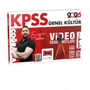 Yargı Yayınları 2026 Kpss Genel Kültür Coğrafya Video Ders Notları (Engin Eraydın)