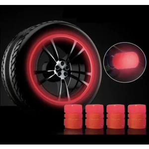 Kırmızı Fosforlu Sibop Kapağı Gece Parlayan Sibob Kapağı