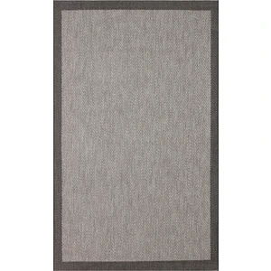 Eko Halı Mono Mno 02 Dark Grey Hav Toz Vermez Sisal Halı Kolay Temizlenen Hasır Dokulu Modern Halı