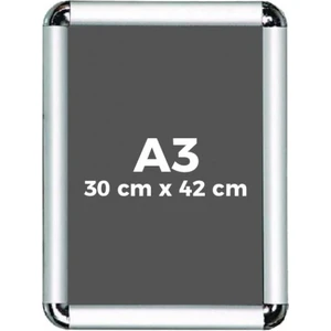 A3 30X42 cm Rondo Köşe Alüminyum Aç Kapa Çerçeve