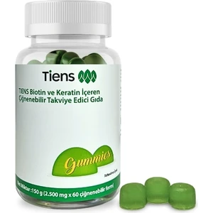 Biotin ve Keratin Içeren Çiğnenebilir Takviye Edici Gıda