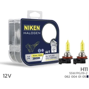 12V H11 55W Sarı Işık Ampul  2800K (2 Adet)