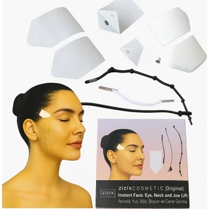 40 Adet Ipli Kaş Germe Bant Göz Boyun Germe Bandı  Şeffaf Yüz Gerdirme