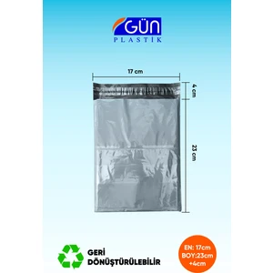 Cepli Kargo Poşeti 17 x 23 + 4 cm (100 Adet)