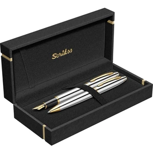 & WizDesign 35 Dolmakalem + Tükenmezkalem Ikili Set Gold Krom (Ömür Boyu Garantili - Lüks Kutulu - İsme Özel Tasarım)