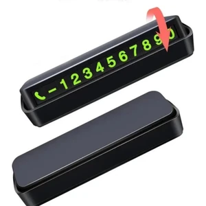 Fosforlu Araç Içi Park Numaratörü | Torpido Üstü Açılır Kapanır Telefon Numarası Gösterici | Şık ve Pratik Tasarım