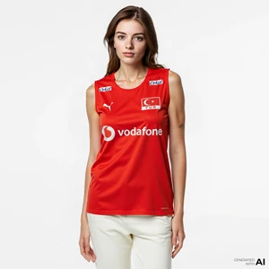 Türkiye Voleybol Kadın Kırmızı Milli Takım Forması.02