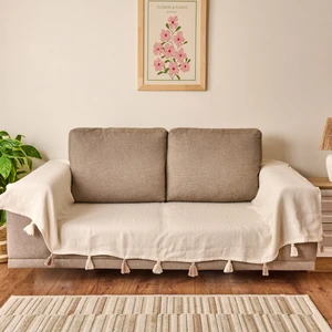 Soft Mount Koltuk Örtüsü - Ekru - 115X200 cm