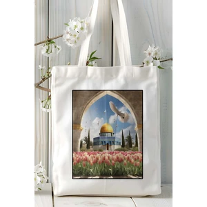 Mescidi Aksa Islamiyet Baskılı Omuz Çanta Kişiye Özel Model 6