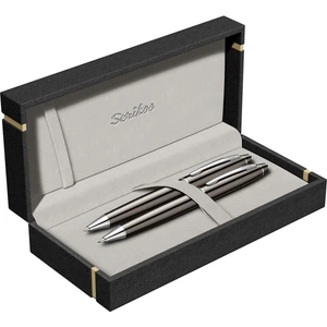 & WizDesign 35 Tükenmezkalem + Versatil Ikili Set Titanyum ( Ömür Boyu Garantili - Lüks Kutulu - İsme Özel Tasarım )