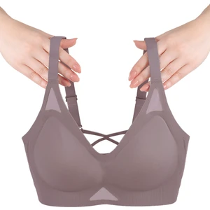 Balensiz Push Up Dikişsiz Çıkarılabilir Pedli Nefes Alan Sporcu Sütyen