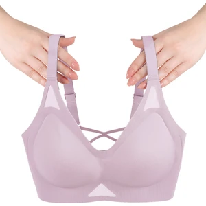 Balensiz Push Up Dikişsiz Çıkarılabilir Pedli Nefes Alan Sporcu Sütyen