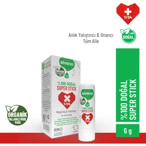 %100 Doğal Super Stick Anlık Yatıştırıcı Onarıcı Organik Yalancı İğde Yağlı Bitkisel 6 G
