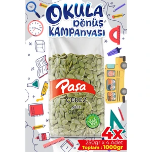 Paşa Kuruyemiş Çiğ İç Kabak Çekirdeği 250 gr x 4 Adet (1 Kg)