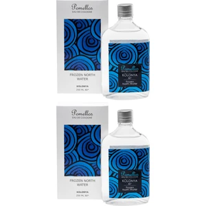 Kolonya Frozen North Water  2 Adet (2X250 Ml, 80 Derece. Cam Şişe)