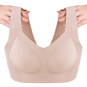 Balensiz Lazer Dikişsiz Çıkarılabilir Pedli Kalın Askılı Görünmez Sütyen