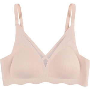 Balensiz Lazer Dikişsiz  Dilim Detaylı Dekolteli Sütyen