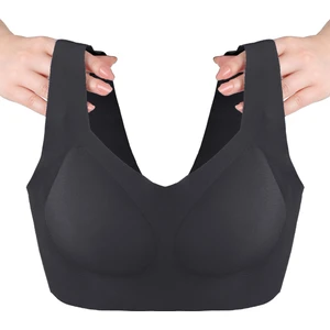 Balensiz Lazer Dikişsiz Çıkarılabilir Pedli Kalın Askılı Görünmez Sütyen