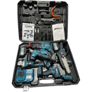 Kimmeer Plus Profesyonel 6'lı Şarjlı Akülü El Aletleri Seti