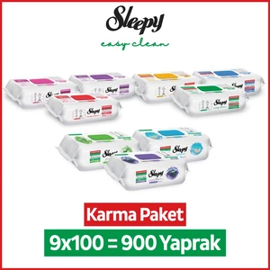 Easy Clean Yüzey Temizlik Havlusu & Mendili 9X100 Karma Paket