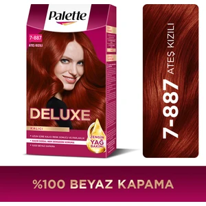 Shwarzkopf Palette Deluxe Yoğun Renkler 7-887 Ateş Kızılı Saç Boyası