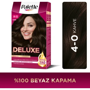 Deluxe Kalıcı Renkler 4-0 Kahve Saç Boyası
