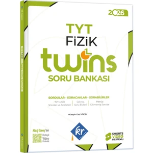 Tyt Twins Fizik Soru Bankası Kr Akademi Yayınları
