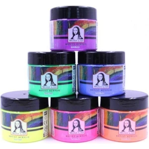 Monalisa 6x125ml Artist Akrilik Boya Set - Neon Renkler