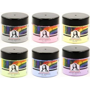 Monalisa 6x125ml Artist Akrilik Boya Set - Pastel Renkler