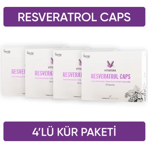Resveratrol Caps Kür Paketi (4 Kutu)