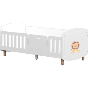 MeltemKids Sweet Lion Çocuk Odası Montessori Karyola 90x190 cm