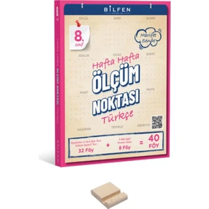 Bilfen Yayıncılık LGS 8. Sınıf Hafta Hafta Türkçe Ölçüm Noktası + Telefon Tutucu
